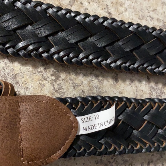 Brown woven belt, size 10. - Picture 8 of 8